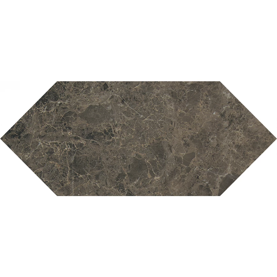 Плитка настенная Kerama Marazzi Бикуш глянцевый коричневый 14х34 см