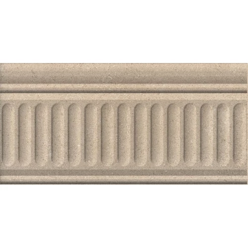 Бордюр Kerama Marazzi Золотой пляж тёмный бежевый структ. 19022\3F 20х9,9 см
