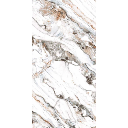 Керамогранит Embito Granito Patris multy golden carving глянцевый белый 120х60 см