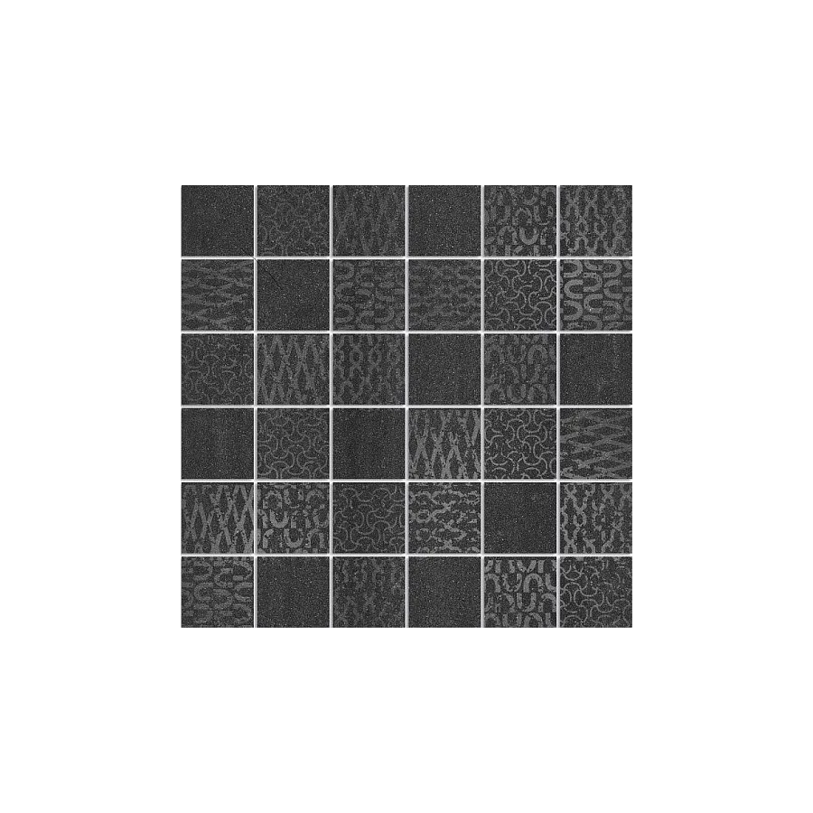 Декор Kerama Marazzi Про Дабл мозаичный черный 30х30 см