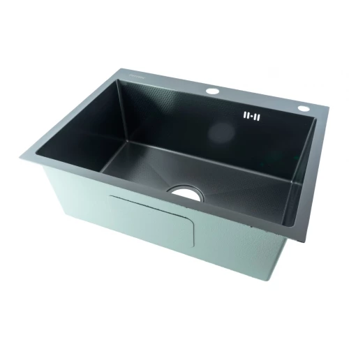 Мойка Fmark для кухни графит FSC6050Q 60x50 см