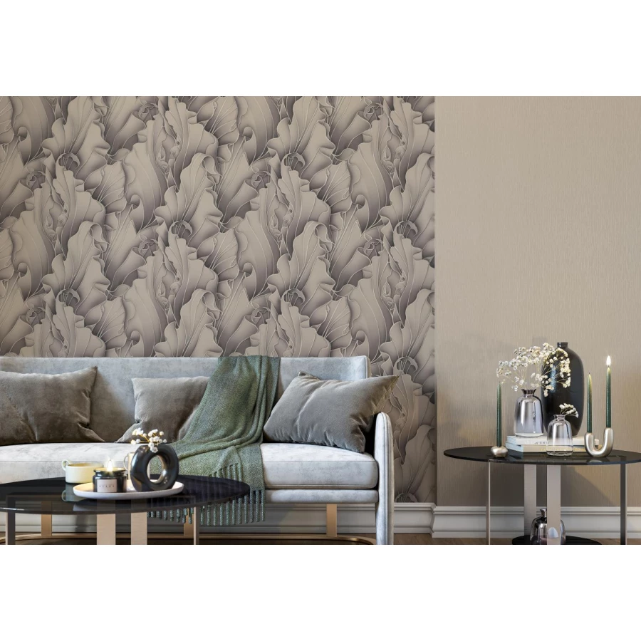 Обои флизелиновые VOG Collection П Bolivia серые VV72225-41 1,06х10,05 м