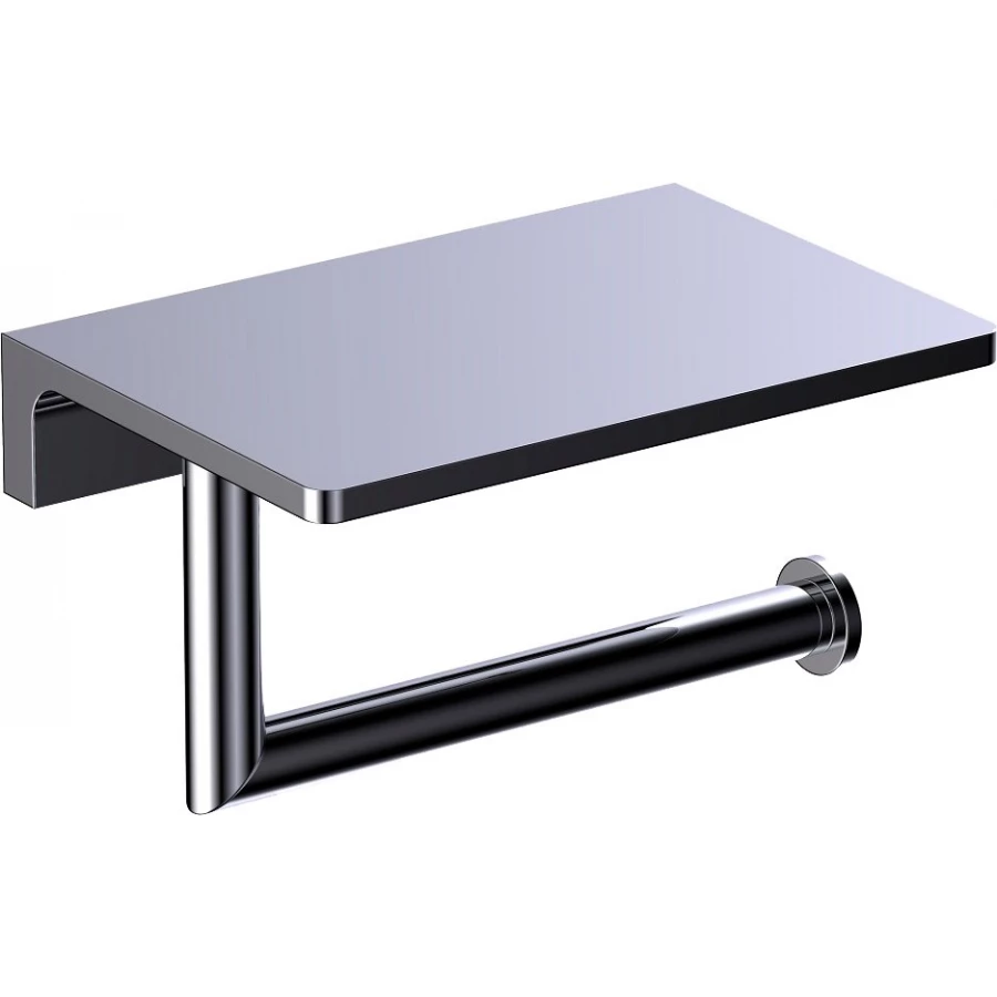 Бумагодержатель с полкой для телефона Timo Selene хром 10040/00