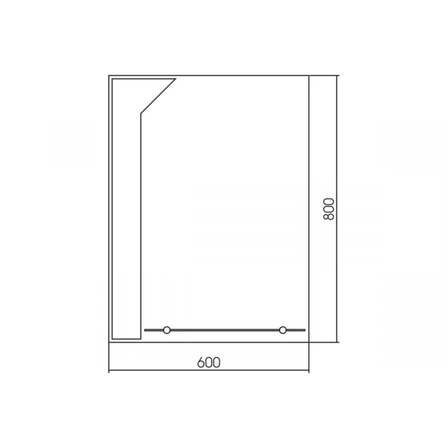 Зеркало MixLine Сопрано 550414 60x80 см
