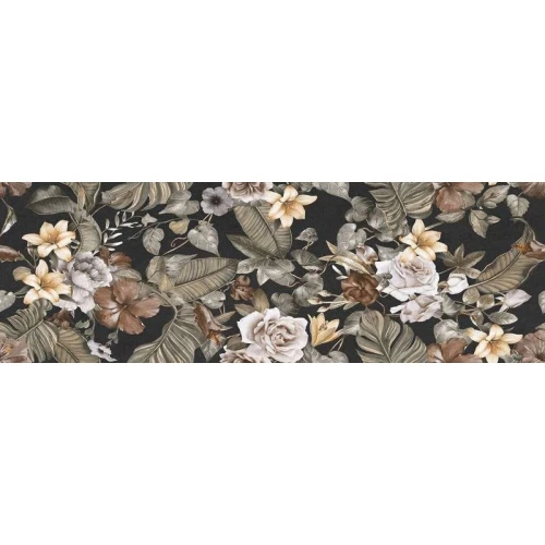 Плитка настенная Cifre Gravity Flow Anthracite Mt матовая черная 120х40 см