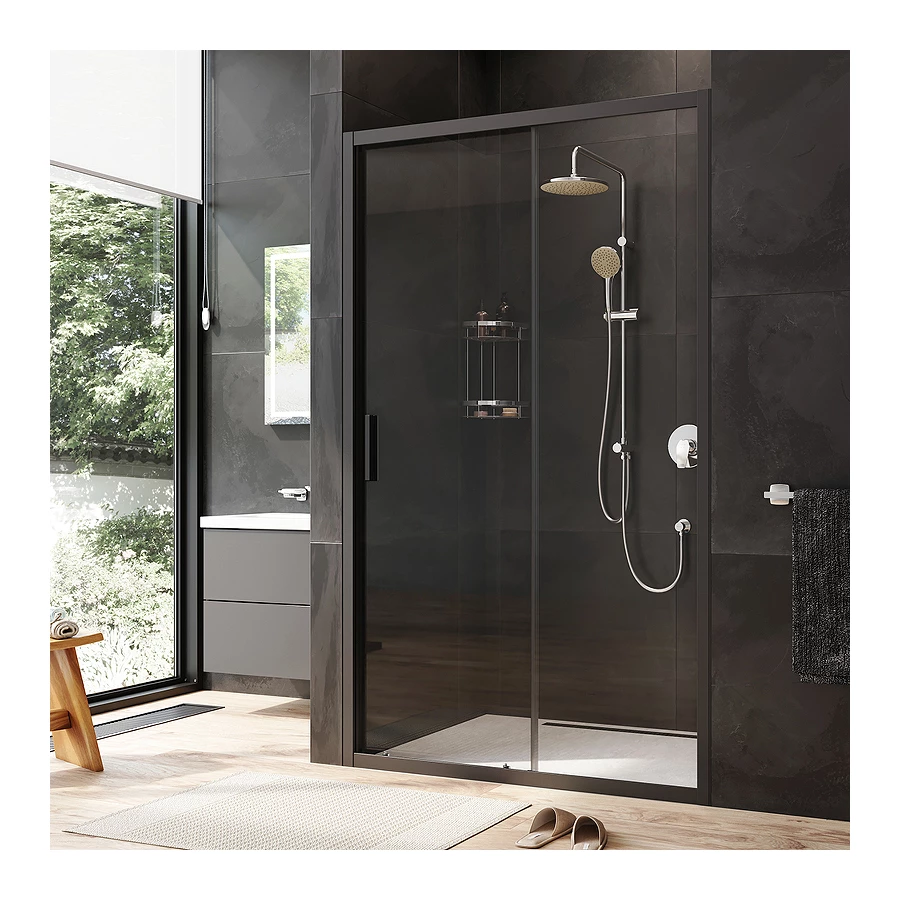 Дверь душевая в нишу Am Pm Gem раздвижная W90G-120-1-195BT 120x195 см