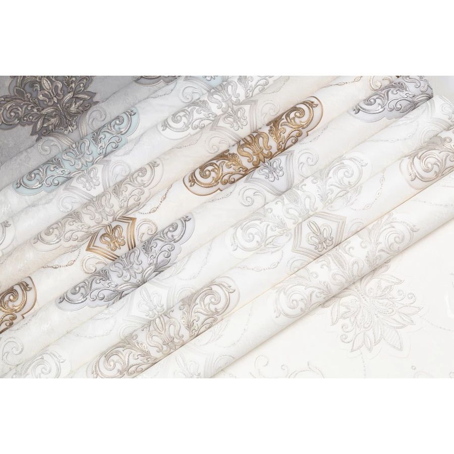 Обои флизелиновые Palitra Life Geneva бежевые PL72174-12 1,06х10,05 м