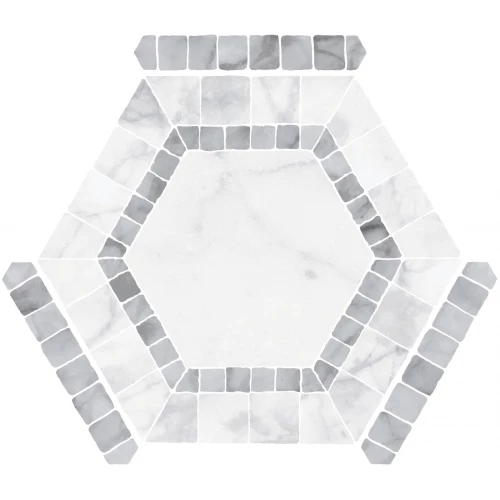 Керамогранит Monopole Avant Ibiza White 25х22 см