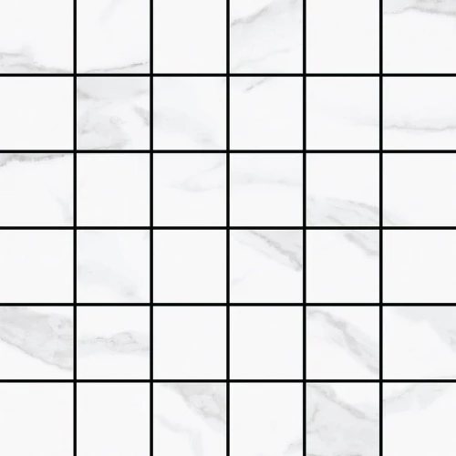 Мозаика Bonaparte Керамогранитная мозаика Mosaic T66063 48х48 глянцевая белая 29,8х29,8 см