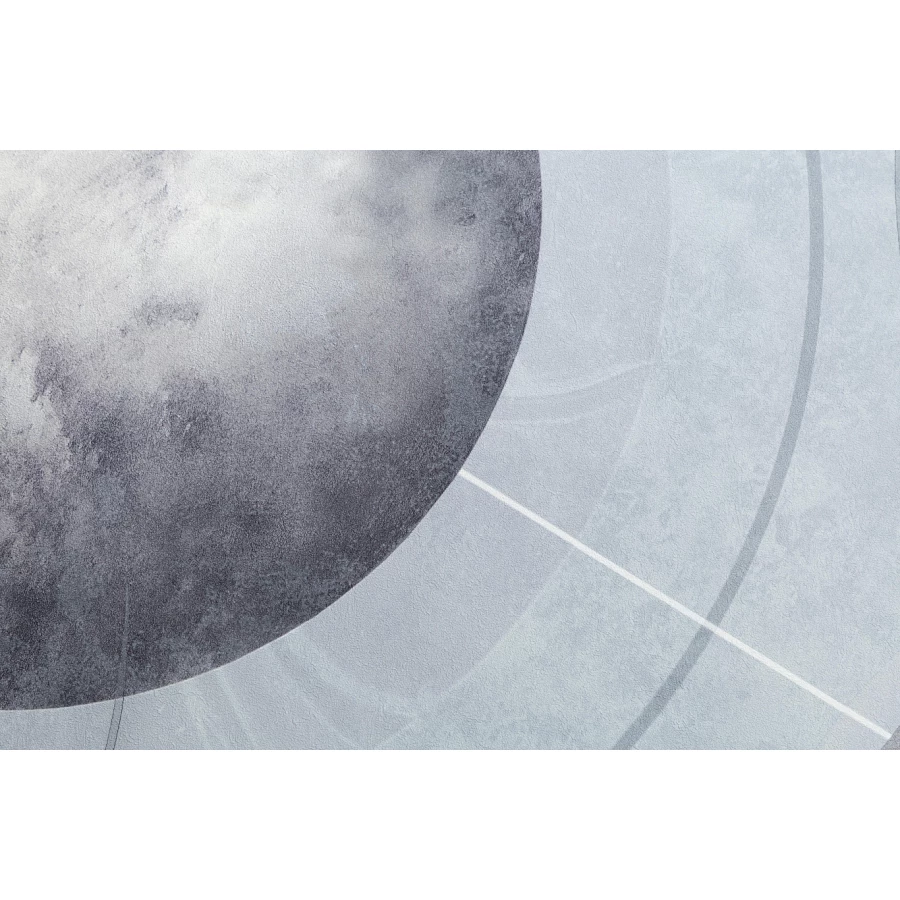 Обои флизелиновые Palitra Home HomeColor Planets серые HC71987-64 1,06х10,05 м