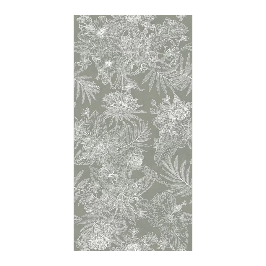 Плитка настенная Kerama Marazzi Таделакт Декор обрезной матовый зеленый KMD3STA054BR 119,5х60 см