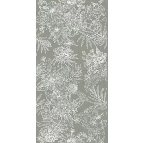 Плитка настенная Kerama Marazzi Таделакт Декор обрезной матовый зеленый KMD3STA054BR 119,5х60 см