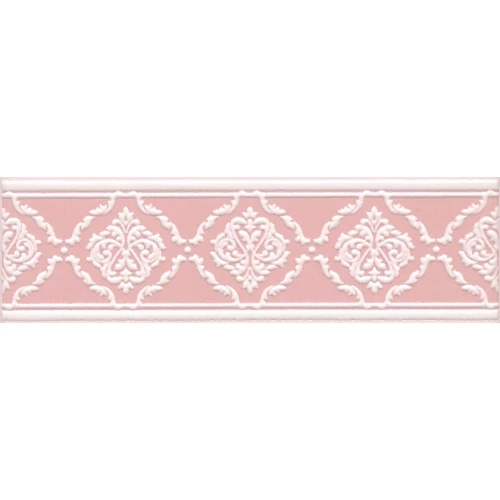 Бордюр Kerama Marazzi Петергоф розовый STG\C562\6306 25х7,7 см