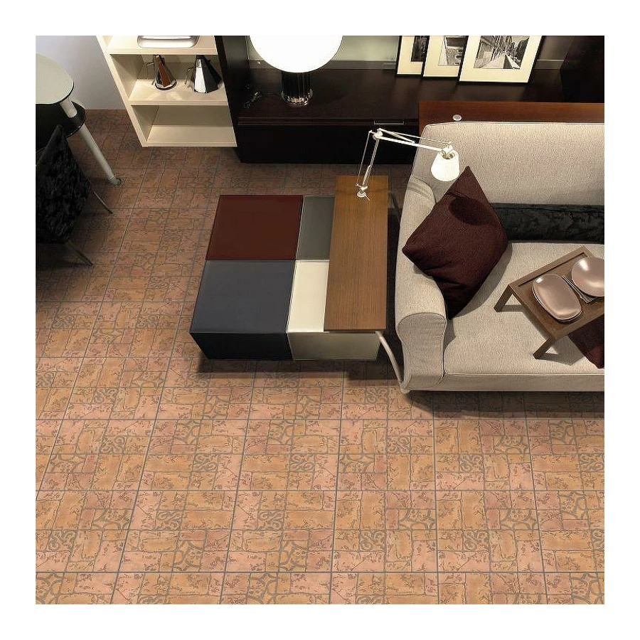 Керамогранит Керамин Бастион 4 коричневый 2,08 м2 40х40 см