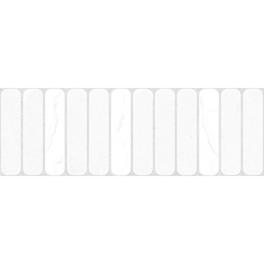 Плитка настенная ALMA Ceramica Amarant матовая белая TWU3090AMT37R 90х30 см