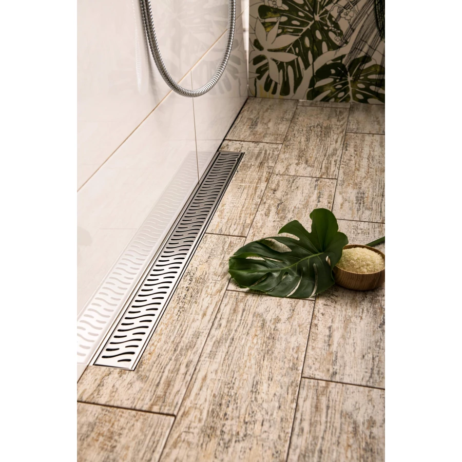 Душевой лоток Creto Zigzag с решеткой хром CRE-650 ZN-50 65 см