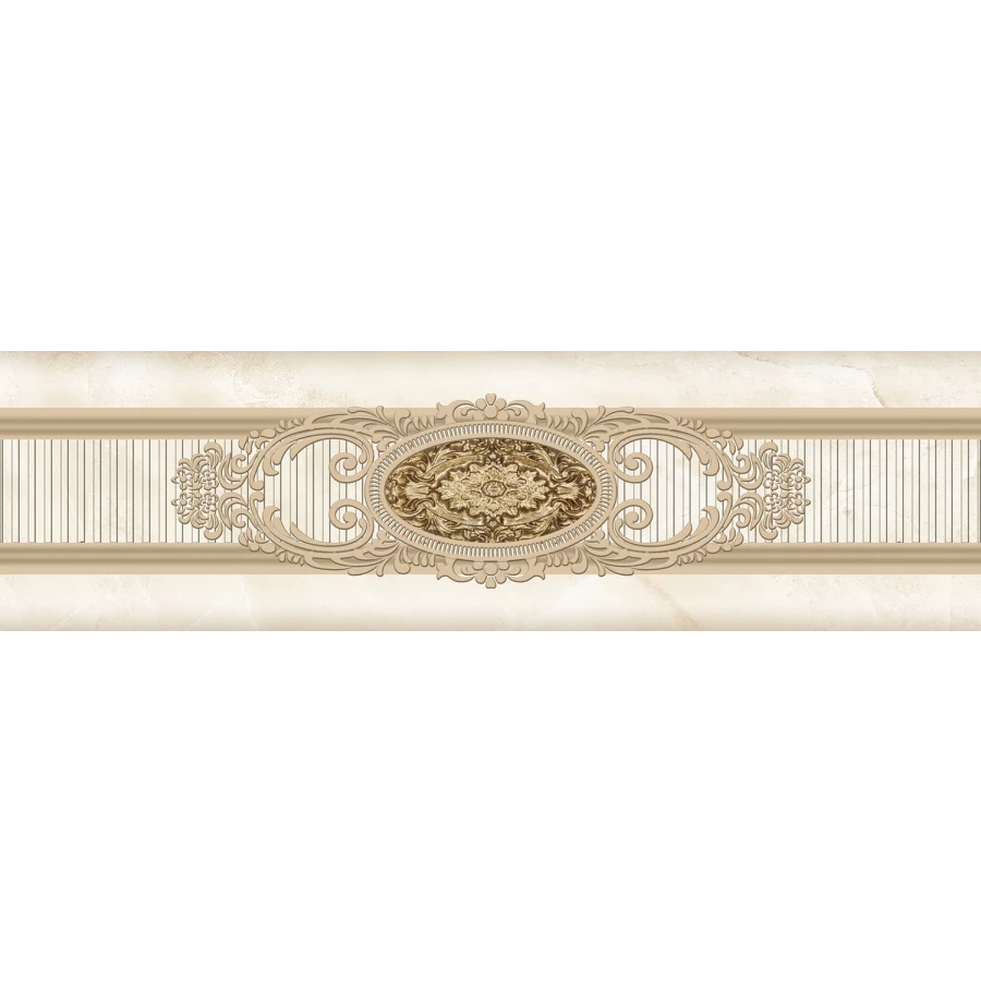 Бордюр Eurotile Ceramica Ermitage центр 553 29,5х8,5 см