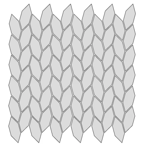 Мозаика ТехноАрт керамогранит Колоски Р18 многоцветная 30х30 см