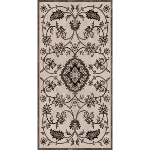 Керамогранит Kerama Marazzi Парнас бежевый декорированный лаппатированный SG810202R 80х40 см