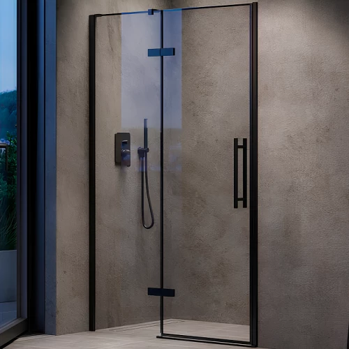 Душевая дверь Ravak cosd2 черный транспарент x0vvac300z1 100 см