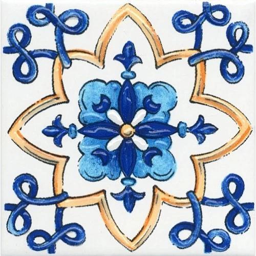 Вставка Kerama Marazzi Капри майолика 9,8х9,8 см