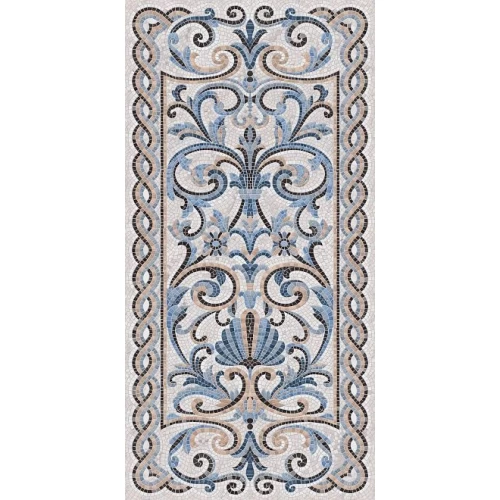 Керамогранит Kerama Marazzi Мозаика синий декорированный лаппатированный 119,5х238,5 см