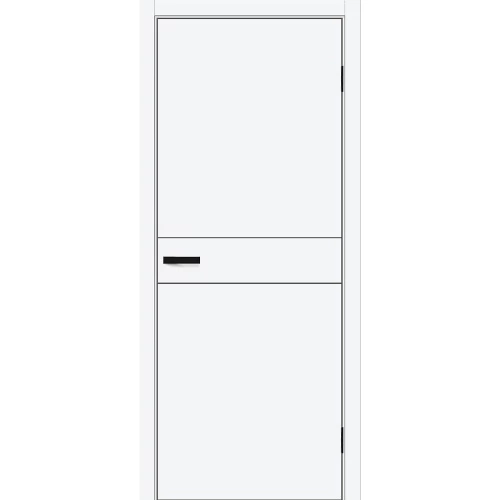 Межкомнатная дверь Bravo Браво-0.24 П 200x90 экошпон Bravo A полотно глухое цвет White Silk