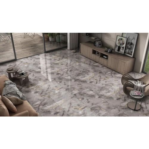 Керамогранит Neodom Sale Classo Onyx Dark Polished серый N20473 120x60 см