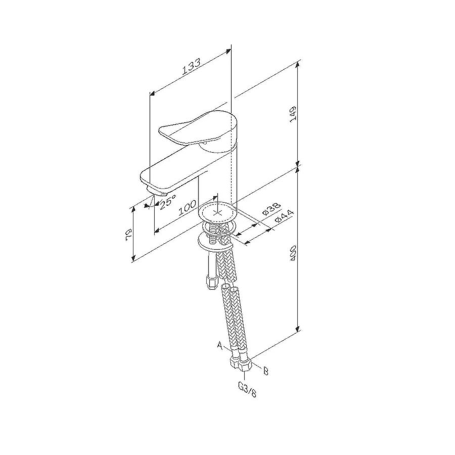 Смеситель для раковины Am Pm X-Joy F85A02133