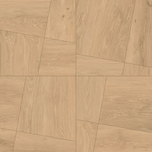 Керамогранит Atlas Concorde Log Icon Oak Modern Frame 1 матовый бежевый AX4N 120х120 см