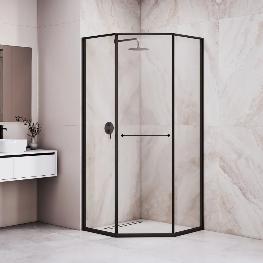 Душевой уголок RGW SV-82B R Прозрачное 33328299-14R 90х90 см