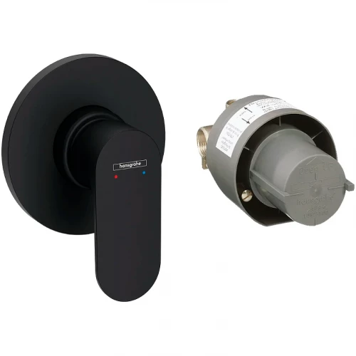 Смеситель для душа Hansgrohe Rebris S черный матовый 72648670