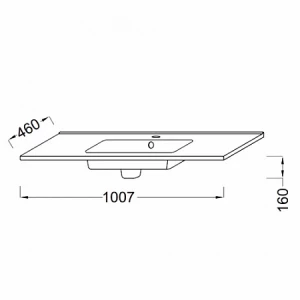 Раковина Jacob Delafon Ola 100 EXUA112-00