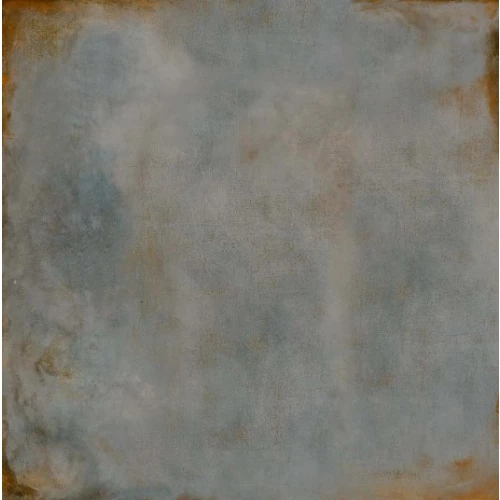 Керамогранит Marjan Tile Abstract Rust Cyan матовый голубой 8327 100х100 см