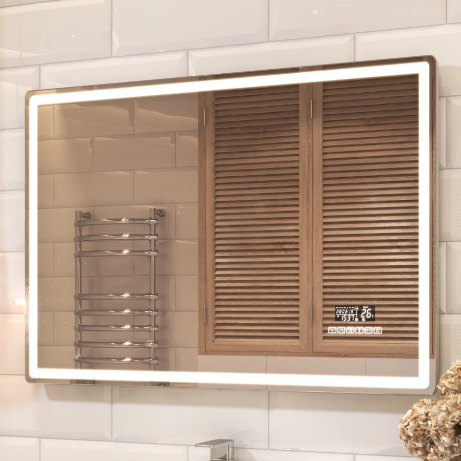 Зеркало Vigo Geometry Media voice 1000 050 100x70 см