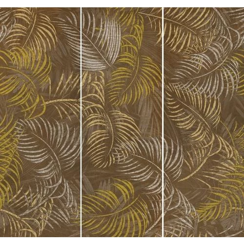 Декор Ape Ceramica Set Aurelia Oxid коричневый (компл. из 3-х шт.) 35x100 см