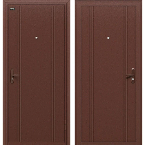 Входная дверь Bravo Door Out 101 205x98 Антик Медь/Антик Медь левое открывание