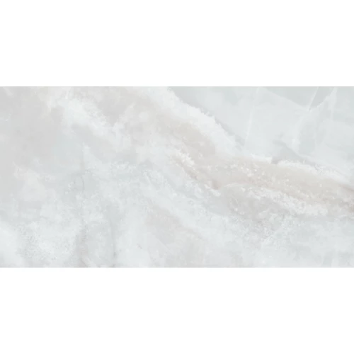 Керамогранит Pamesa Цр Сардоных Пеарл / Cr Sardonyx Pearl глянцевый серый 004.350.0169.09734 150х75 см