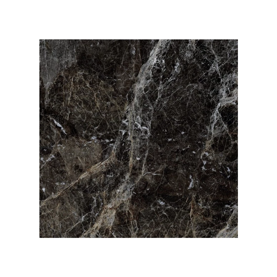 Керамогранит Gresse Simbel carbon Мрамор черно белый матовый GRS05-03M 600*600*10мм 60х60 см