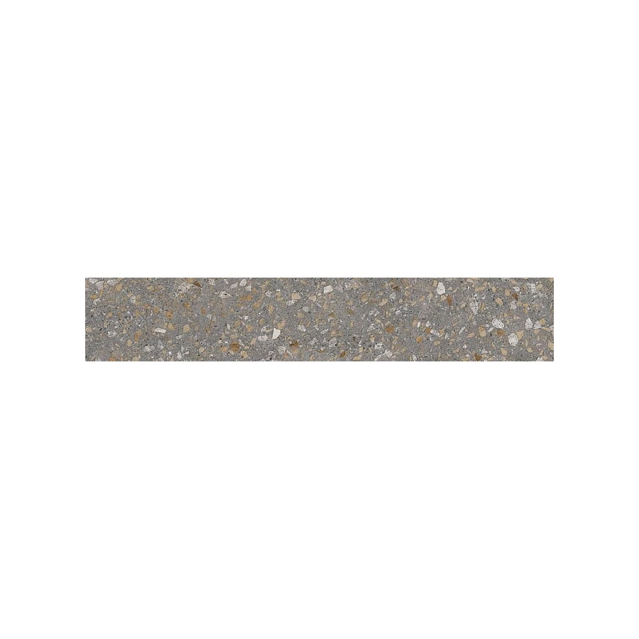 Подступенок из керамогранита Kerama Marazzi Терраццо матовый коричневый SG632200R/1 60х10,7 см