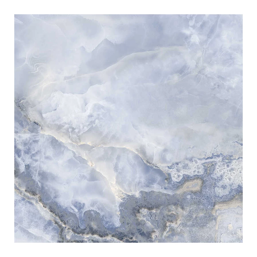 Керамогранит Colortile Onyx Sea Blue матовый голубой 60*60 см