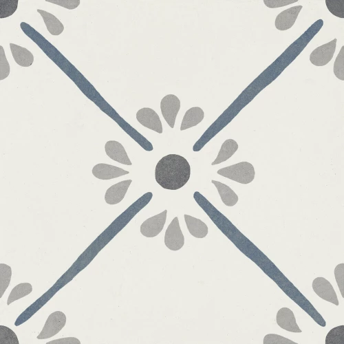 Керамогранит Harmony Peronda Provenza Blue Flower матовый многоцветный 3386037787 22,3х22,3 см