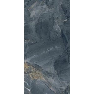 Керамогранит Primavera States Nero Lapato Carving черный LC212 120х60 см