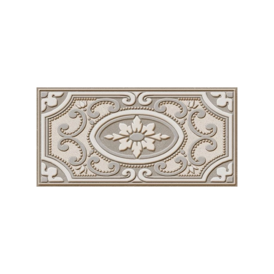 Плитка настенная Kerama Marazzi Пьяцца 2 Декор матовый серо-бежевый VT\A262\19056 20x9,9 см