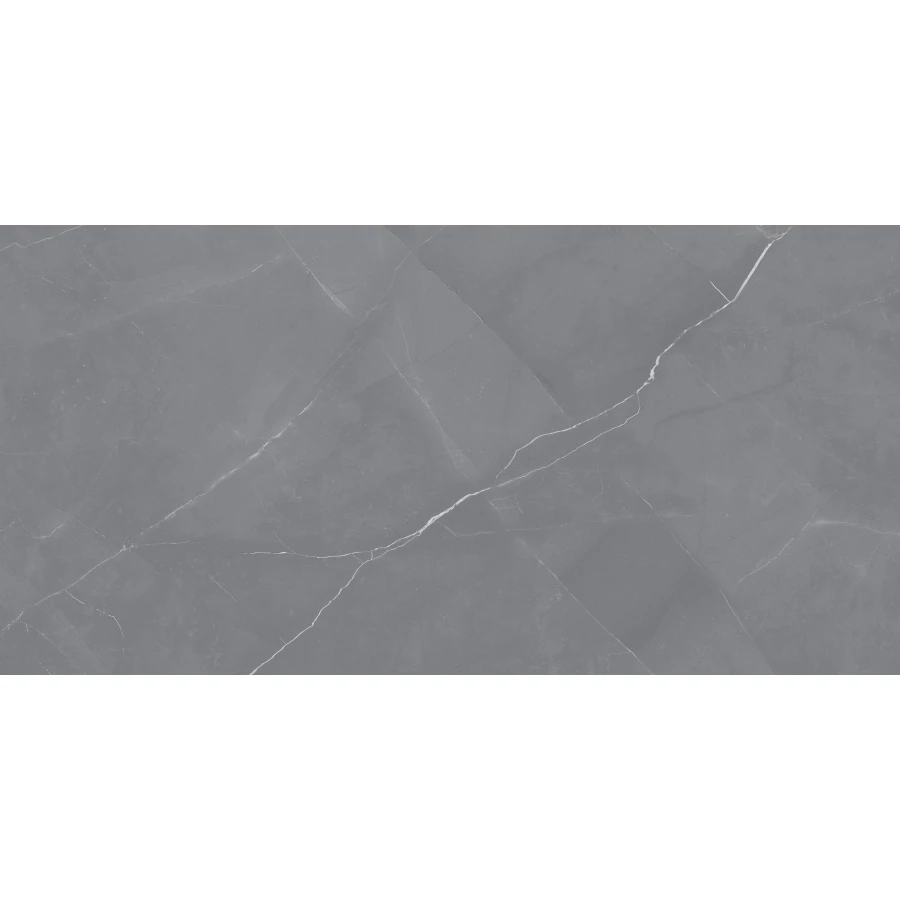 Керамогранит lamore Ceramic Gloss 60х120 Grigio Dark глянцевый серый 60/120-027 120х60 см