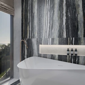 Керамогранит Creanza Brazzilian Black Shape+Glue Art 3D-глазурь матовый чёрный SH1002-G 120х60 см