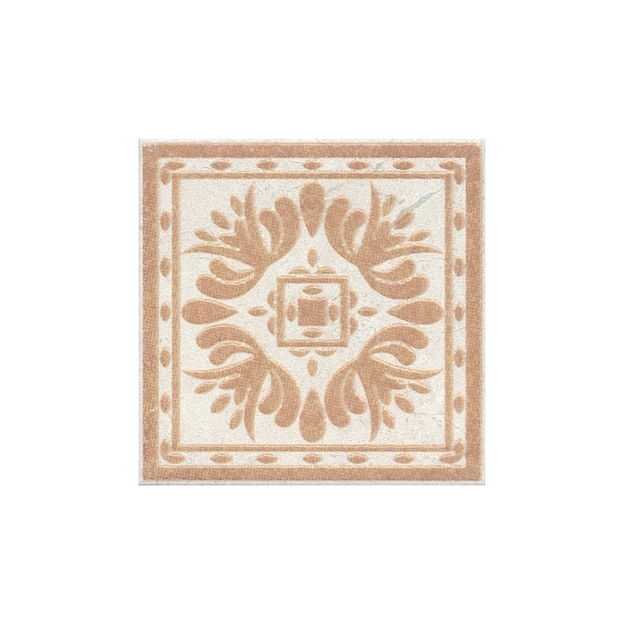 Вставка Kerama Marazzi Лаурито серый 9,8х9,8 см