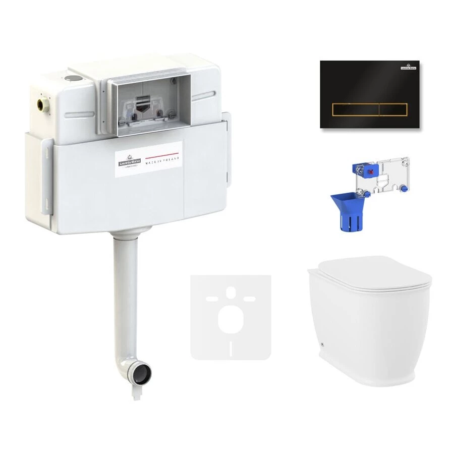 Унитаз Lavinia Boho Relfix Bell Pro 87551010 (комплект 5 в 1)