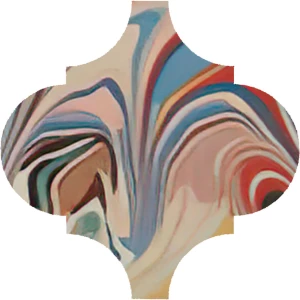 Декор Kerama Marazzi Арабески Венеция матовый красный VT/A625/65000 6,5x6,5 см