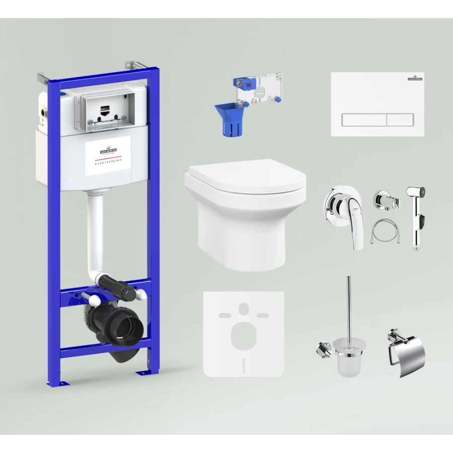 Комплект 10 в 1 Lavinia Boho Relfix Grance Hill Rimless 75110768 (состоит из 38010010, 3805001W, 3307101R, 33290700, 38040010, 60567, 98652, 123072)